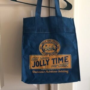 Jolly Time Blue Tote Bag